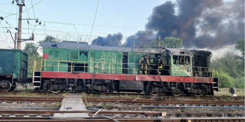 На Дніпропетровщині росія ударила по залізниці – машиніст поранений