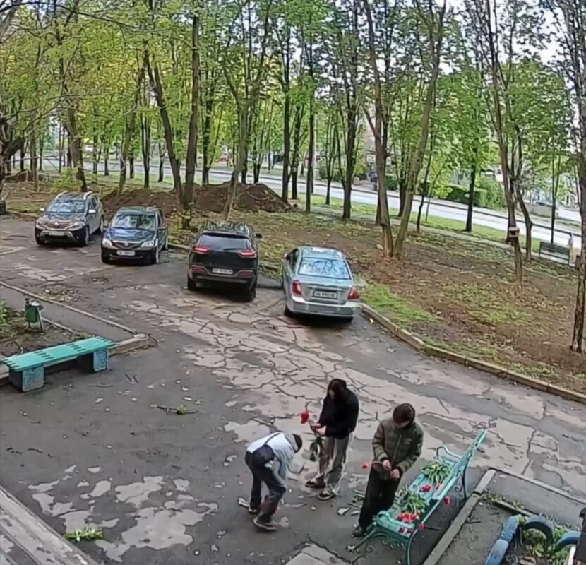 На Дніпропетровщині юні вандали «засвітилися» під час знищення клумби з …