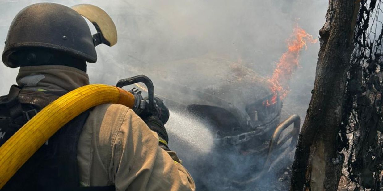 На Донеччині ліквідували 7 пожеж, що виникли внаслідок російських обстрілів …
