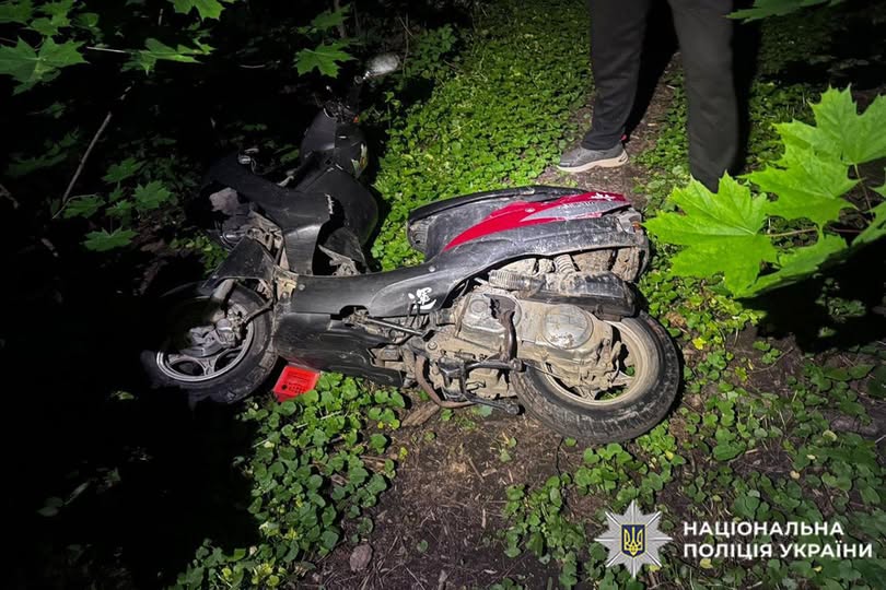 На Камʼянеччині травмувався 14-річний пасажир мотоцикла
