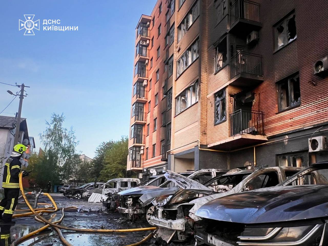 На Київщині після атаки РФ постраждали семеро людей