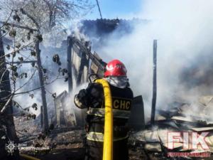 На Кіровоградщині за добу виникло дев’ять пожеж