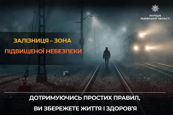 На Львівщині водіям і пішоходам нагадали правила безпеки на залізниці