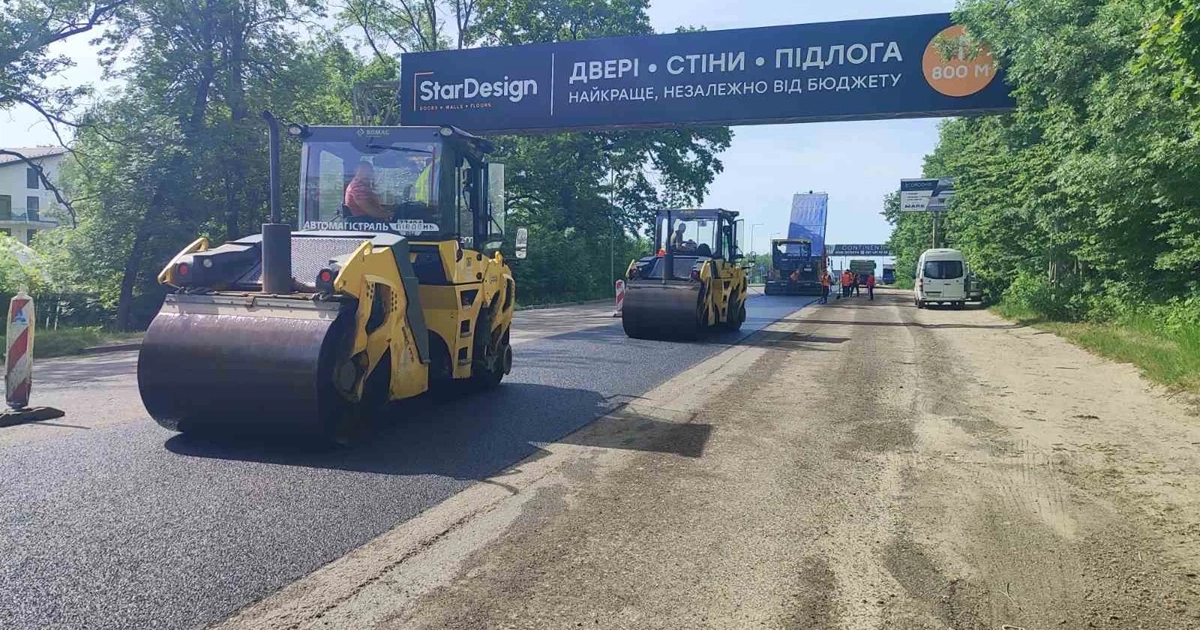 На Львівщині відремонтувати уже понад пів мільйона квадратних метрів доріг