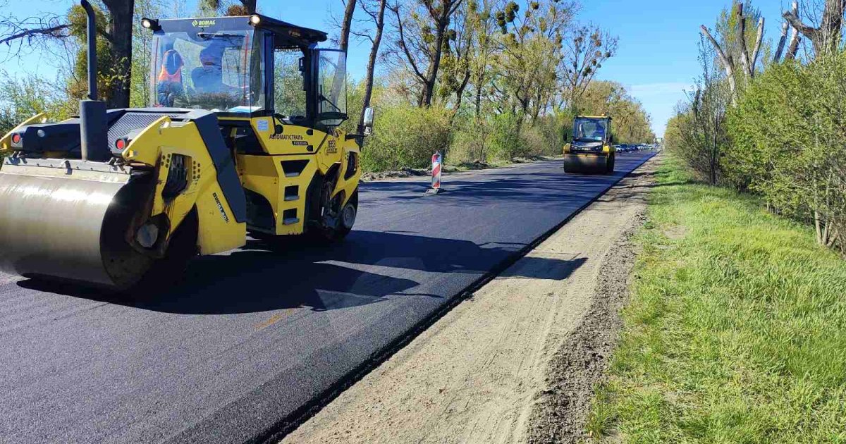 На Львівщині триває ремонт дороги державного значення: перебіг робіт