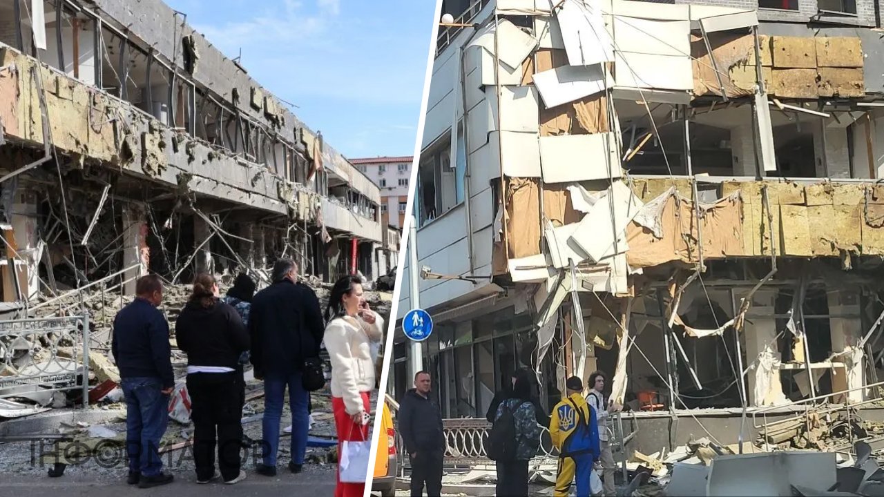 На Оболоні в Києві нічний обстріл РФ розніс бізнес-центр - …