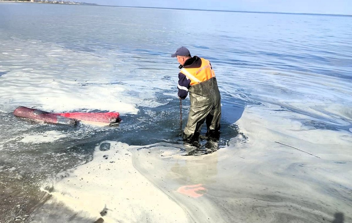 На Одещині зафіксували нове забруднення моря олією
