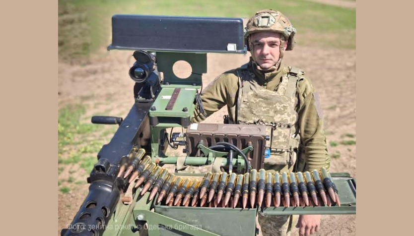 На Одещині кулеметник за один вечір вразив два шахеди