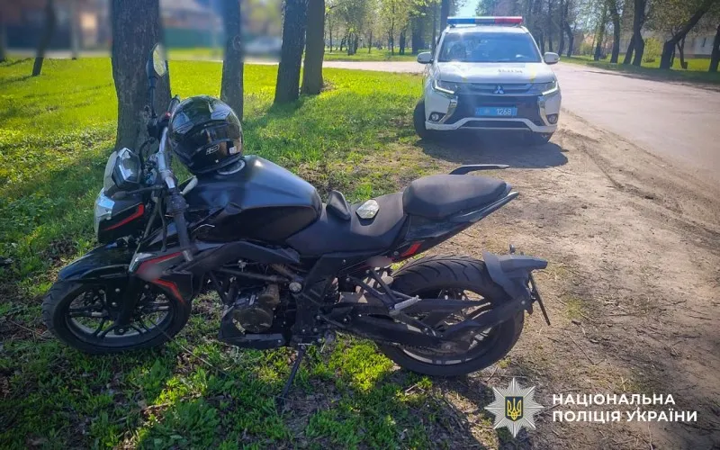 На Полтавщині в ДТП зазнав поранень мотоцикліст