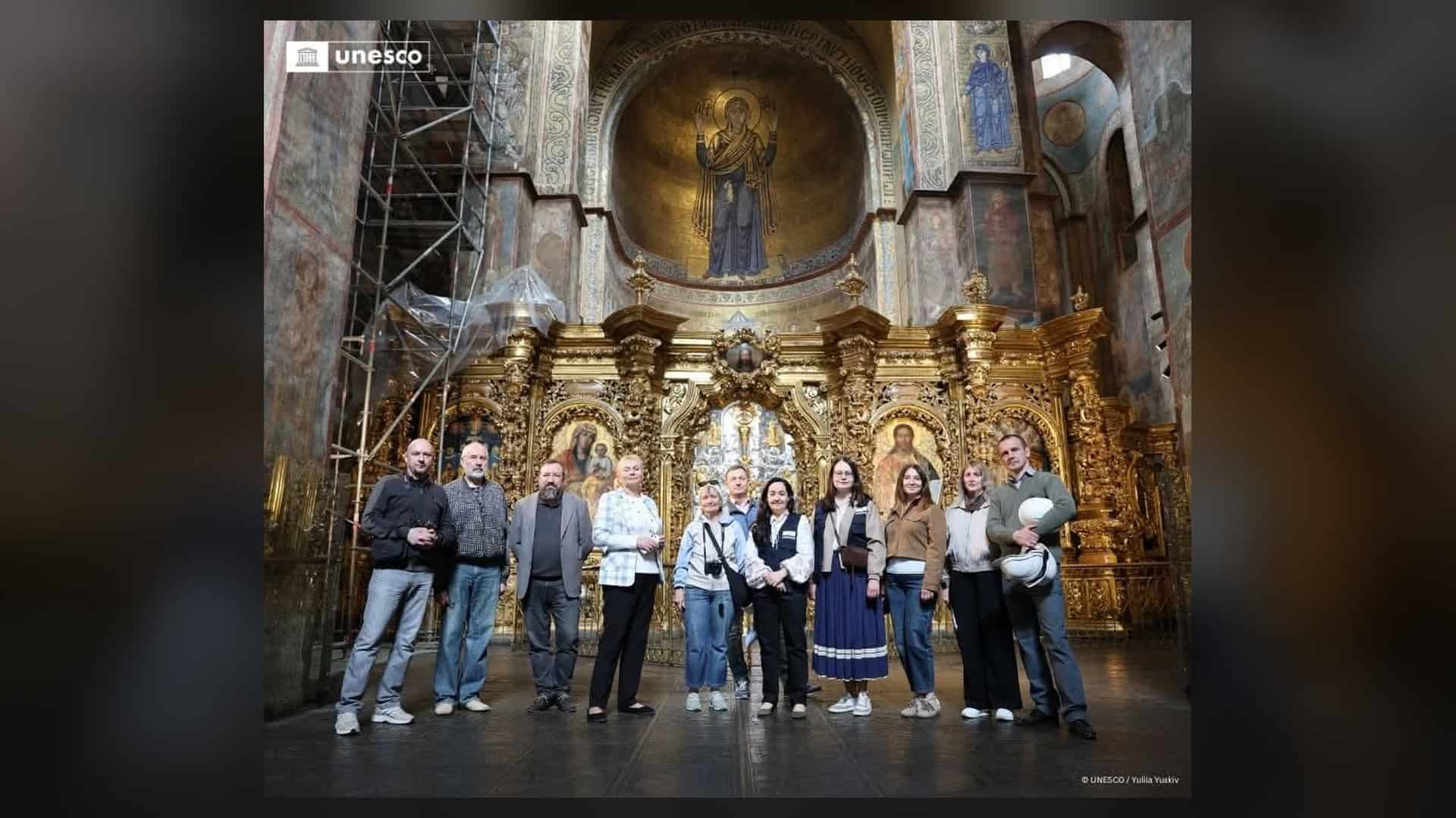 На Софійському соборі встановлюють сейсмодатчики за підтримки ЮНЕСКО