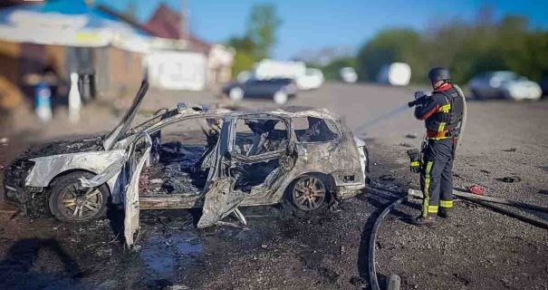 На Сумщині дрон влучив у цивільне авто: поранено чоловіка