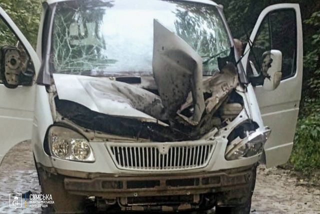 На Сумщині окупанти знову атакували цивільний автобус із мирними жителями