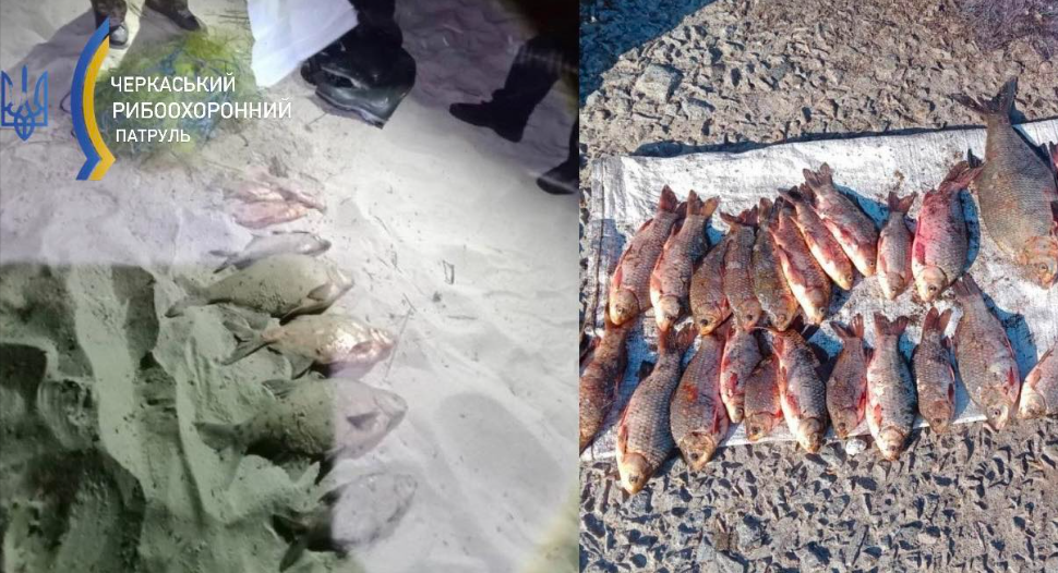 На Черкащині за добу спіймали на гарячому трьох браконьєрів із …