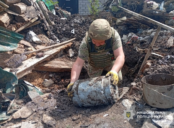 На Чернігівщині знешкодили бойову частину реактивного ворожого безпілотника
