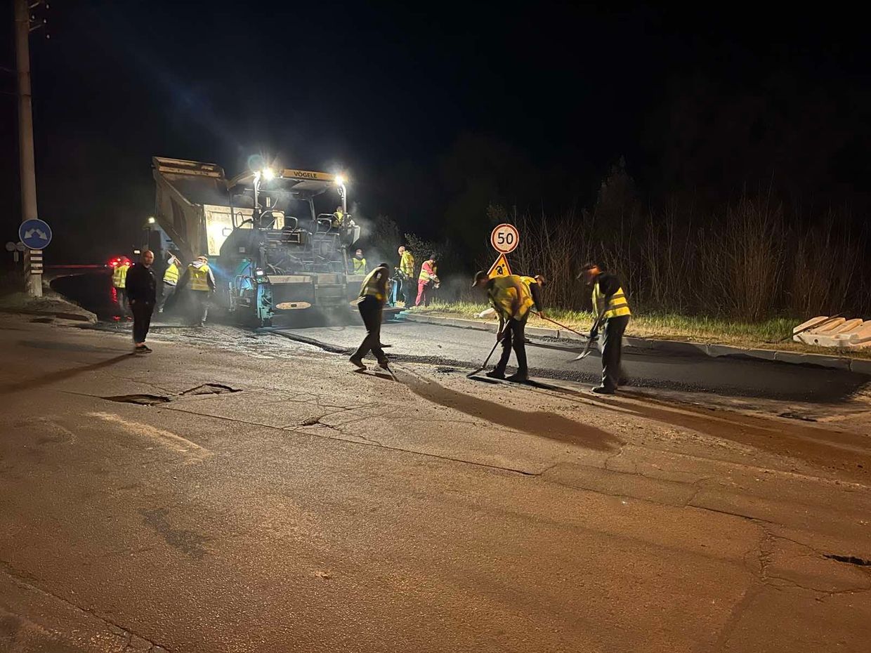 На в’їзді до Полтави відремонтували «Левадівську розв’язку»