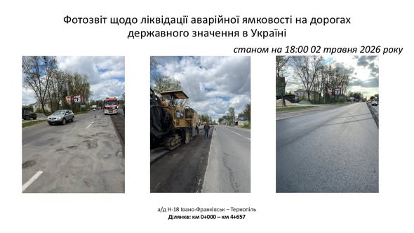 На дорогах Івано-Франківщини усувають пошкодження за допомогою «великих карт»