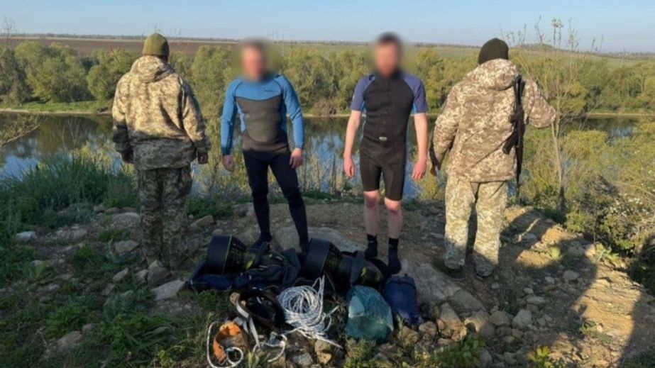 На межі з Молдовою спіймали жителя Дніпропетровщини в гідрокостюмі