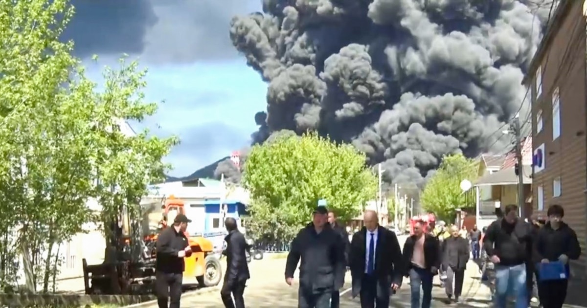 На морском терминале в Туапсе ликвидировали открытое горение