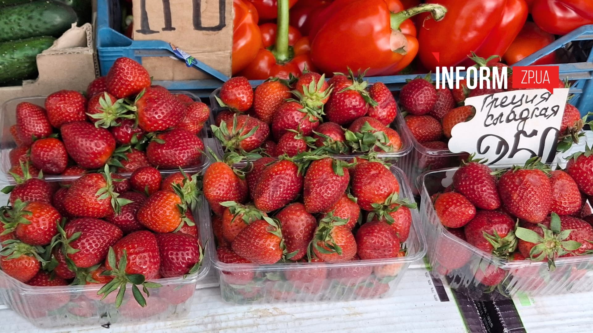 Від 150 до 280 гривень: на ринках Запоріжжя з’явилася рання …