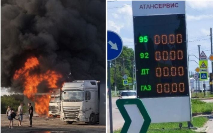 На «сухопутному коридорі» горять вантажівки, у Мелітополі готуються до тотального …