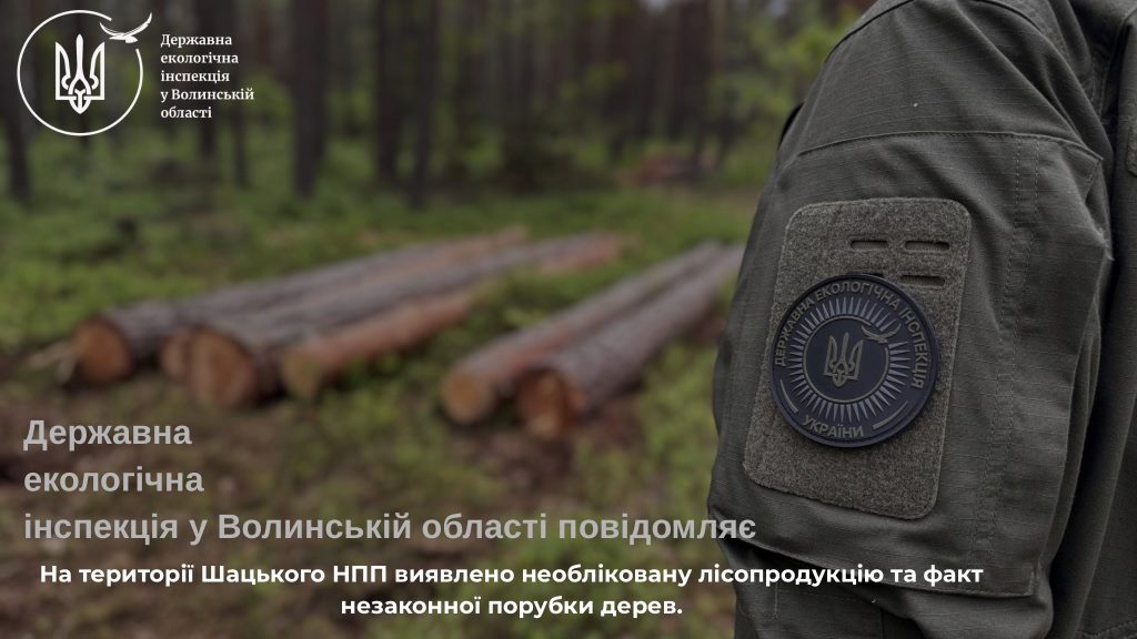 На території Шацького НПП виявили необліковану лісопродукцію та факти незаконної …