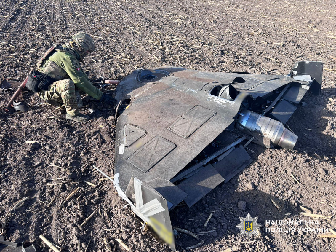 Небезпечну частину ворожого реактивного БПЛА знешкодили вибухотехніки Чернігівщини