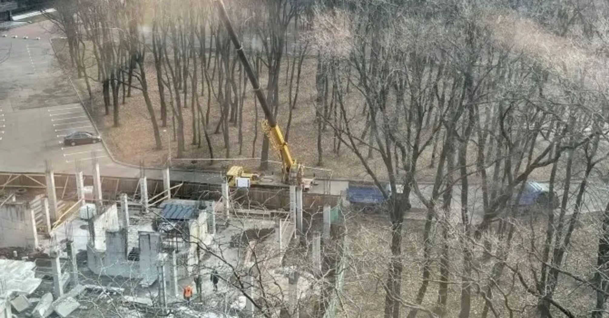 Незаконне будівництво в парку Пушкіна: КМДА розпочала інспекцію забудови