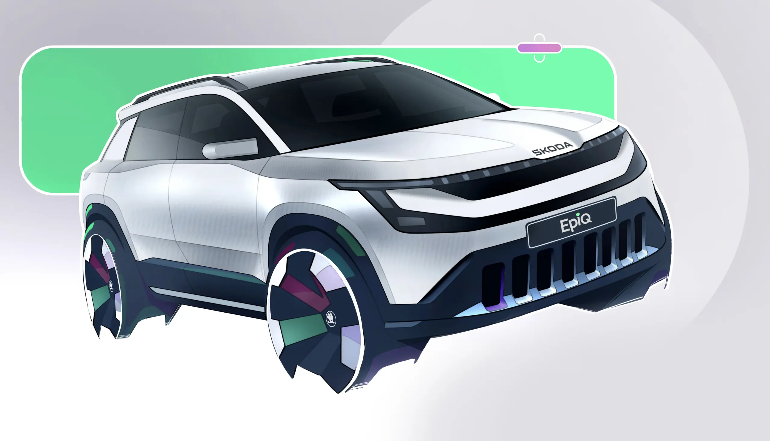 Skoda розкрила інтер’єр нового електрокросовера Epiq