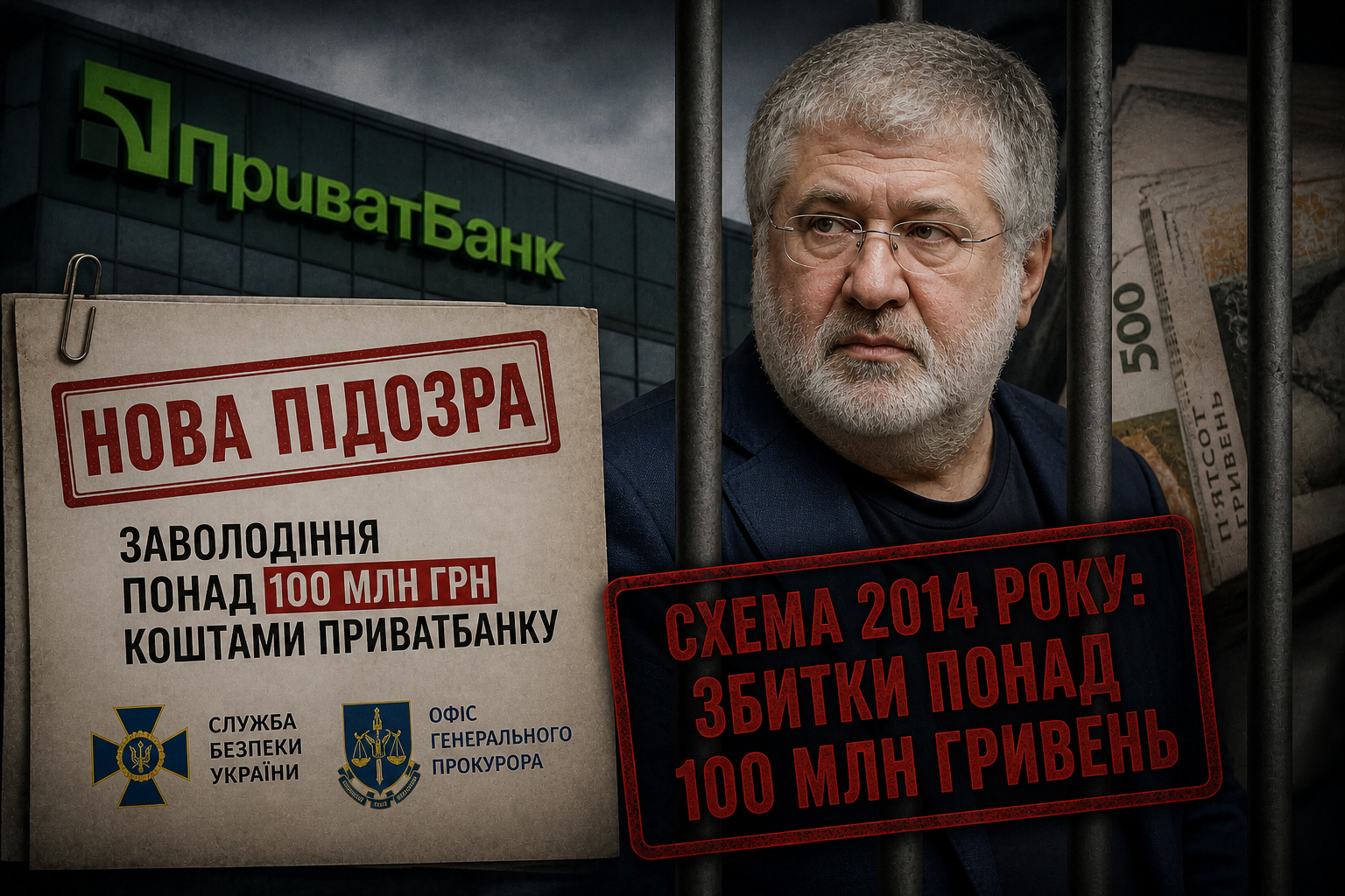 Нова підозра Коломойському: слідство заявляє про схему на понад 100 …