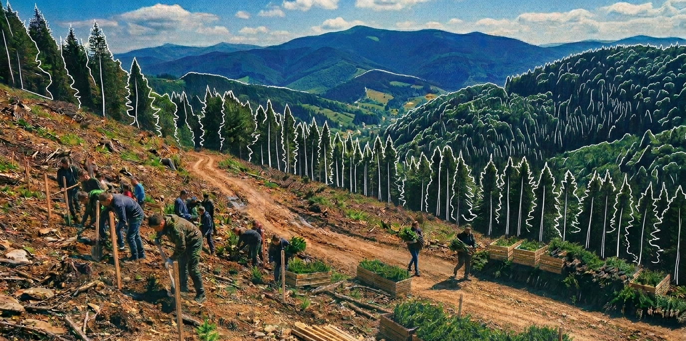 Новий ліс за 15 років. Репортаж із серця львівських Карпат, …