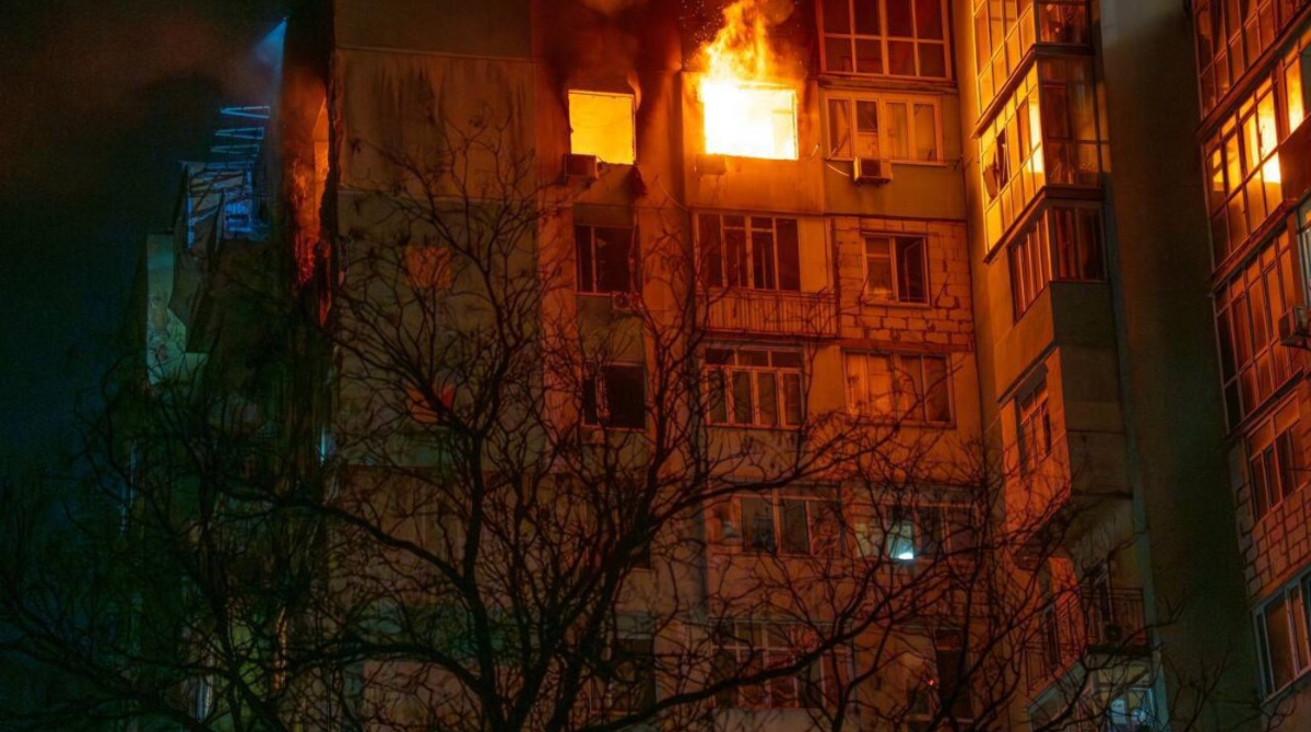 Нічний удар рф по Одесі: є постраждалі та пошкоджені багатоповерхівки