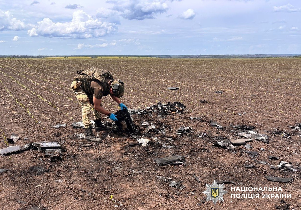 Осколково-термобаричну бойову частину дрону знайшли на Кіровоградщині