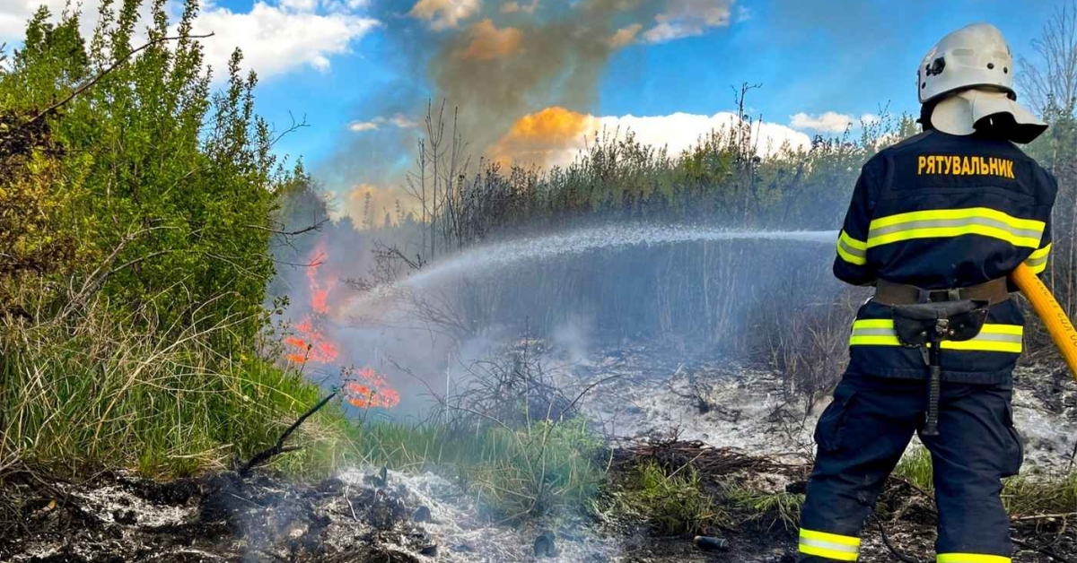 Палаючі паркани та тонни соломи: на Вінниччині ліквідували вісім масштабних …