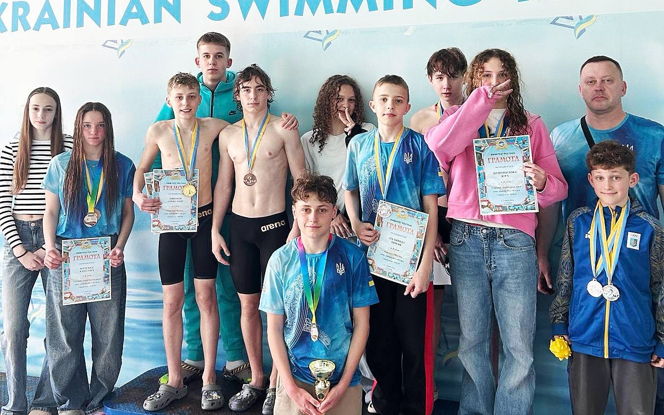 Плавці з Кам`янського здобули нагороди на змаганнях SWIM FEST POLTAVA
