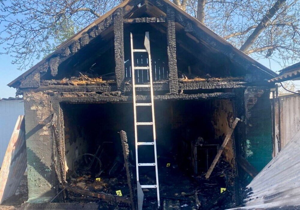 Пожежа в гаражі на Білоцерківщині забрала життя пенсіонера