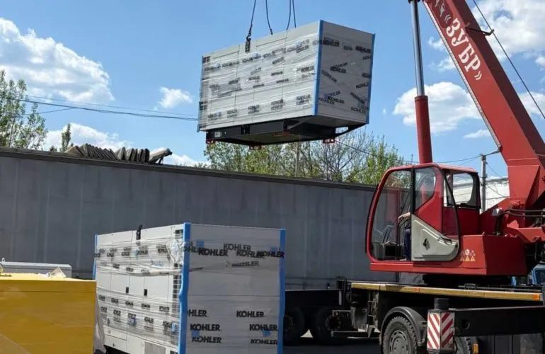 Полтававодоканал отримав шість дизельних генераторів від Міністерства енергетики