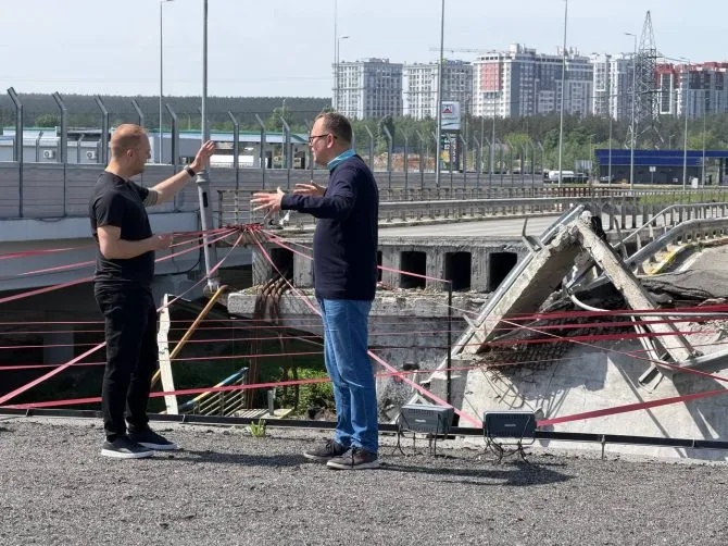 Польські журналісти TVP завітали до Ірпеня