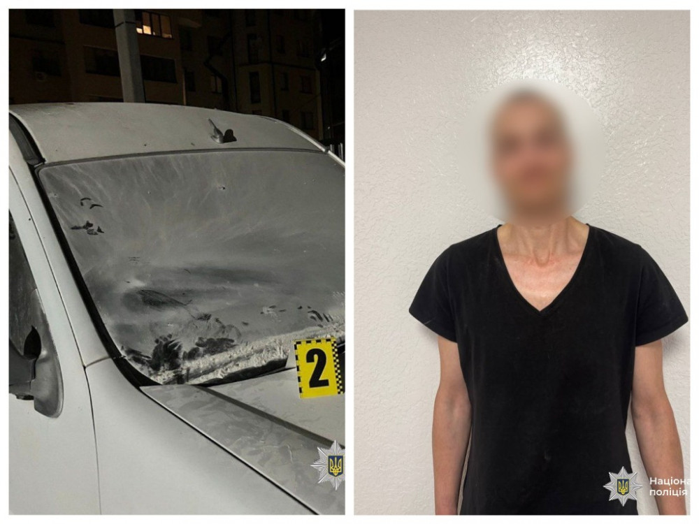 Поліція спіймала чоловіка, який спалив авто на Бельведерській у Франківську