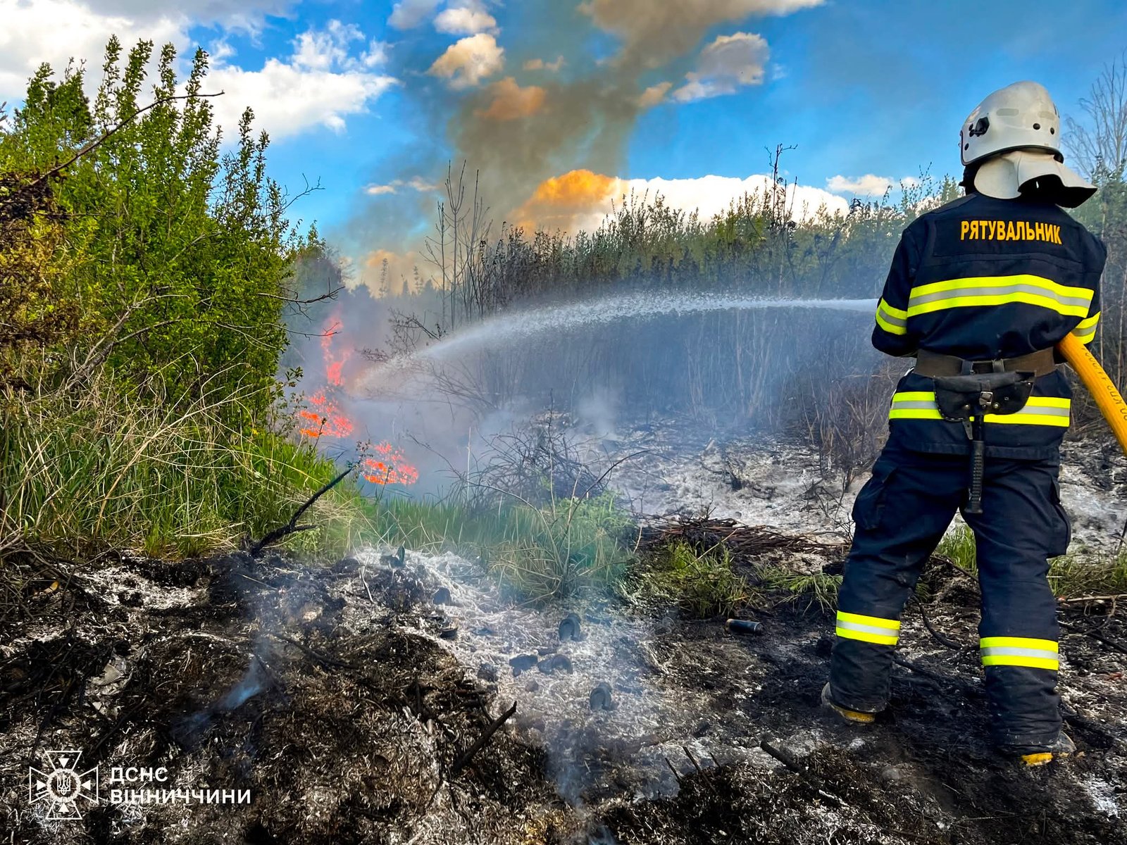 Понад два гектари вигоріло: на Вінниччині фіксують сплеск пожеж