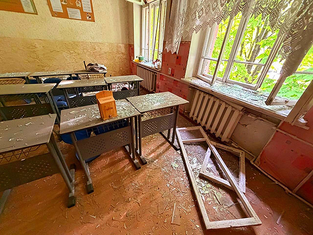 Последствия российской атаки: пострадала еврейская школа в Одессе