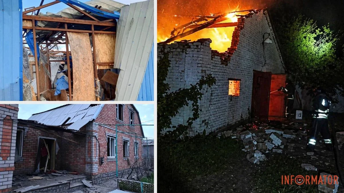 Пошкоджені приватні будинки, АЗС та інфраструктура: росіяни били дронами по …