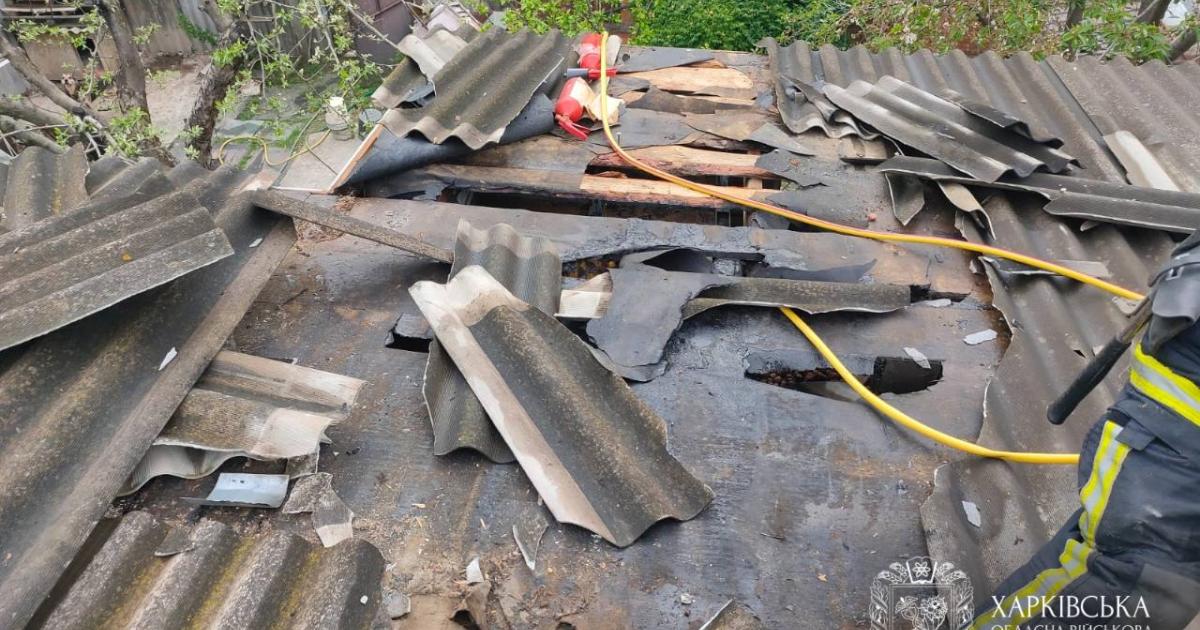 Безпілотник росіян вдарив по району Харкова