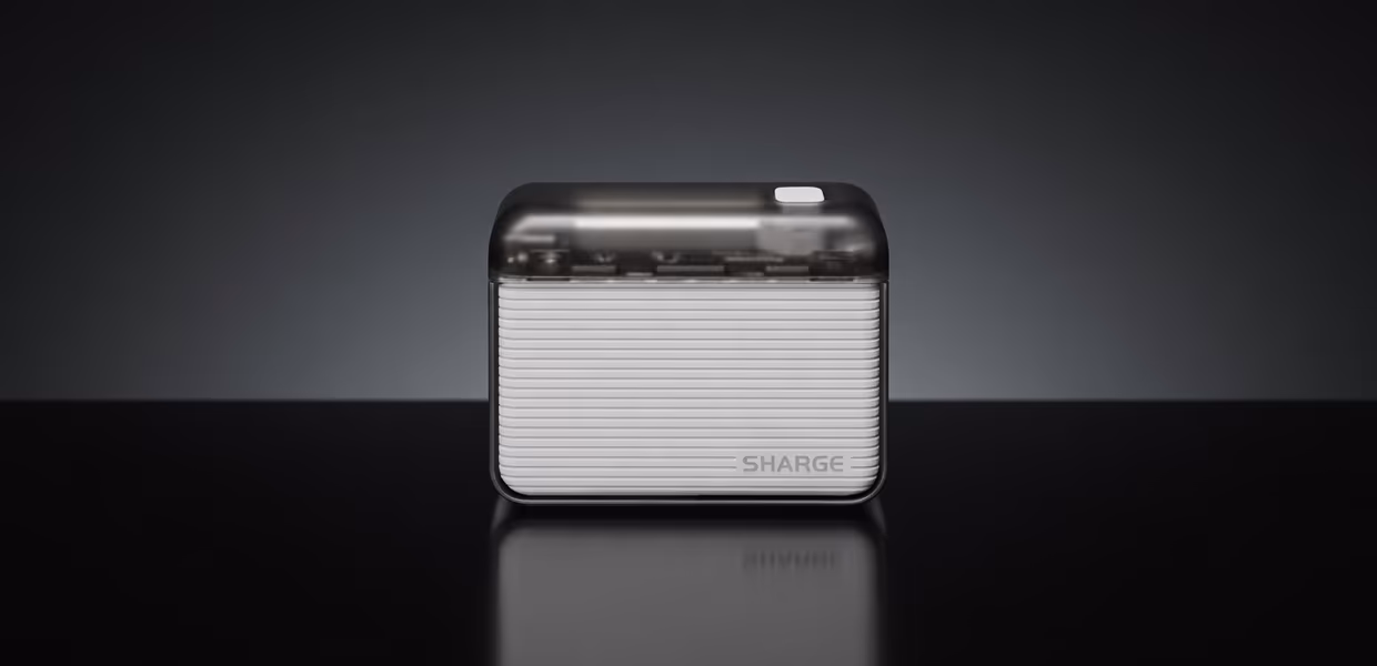 Представлений крихітний зовнішній акумулятор Sharge Mini Flow