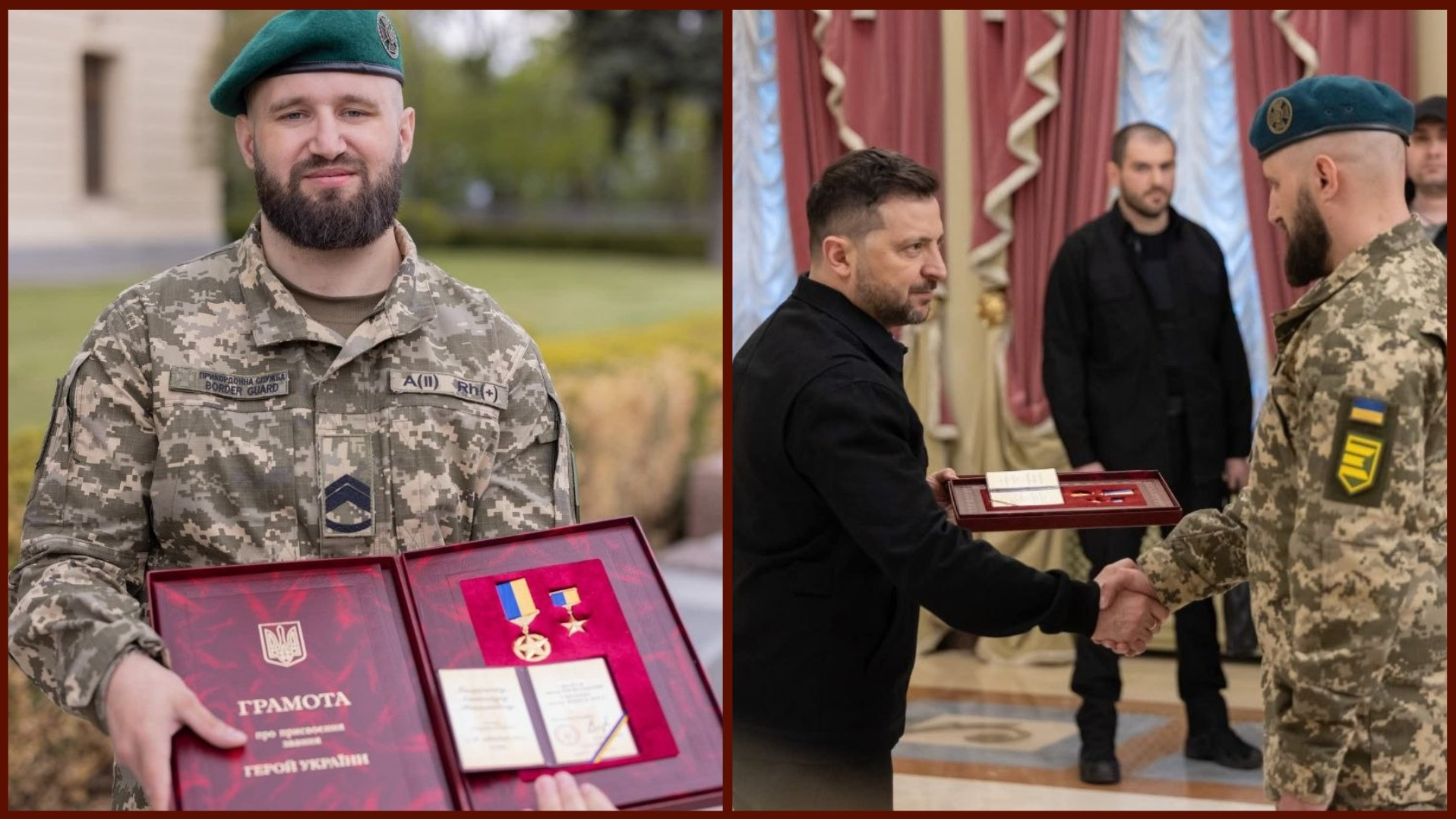 Прикордоннику з Волині Олександру Оліфіренку присвоїли звання Героя України