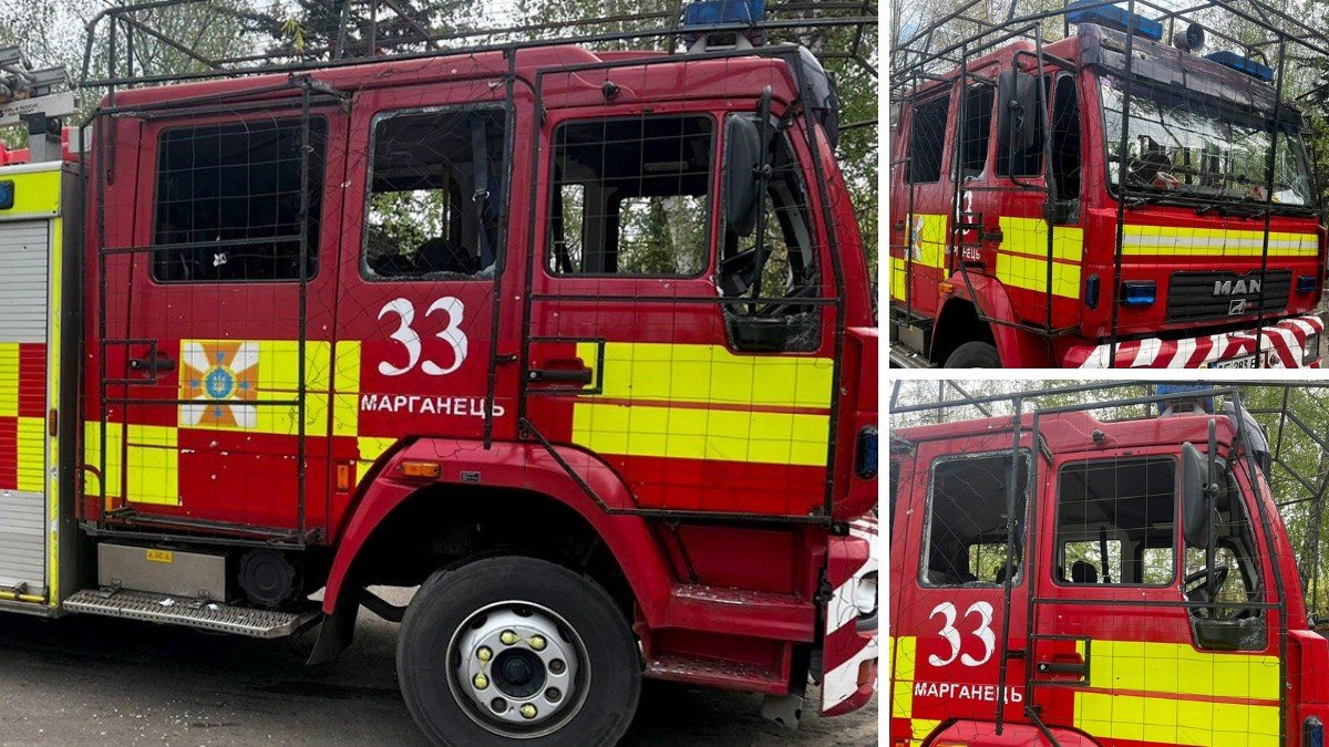 Противник тричі атакував машину рятувальників у Марганці