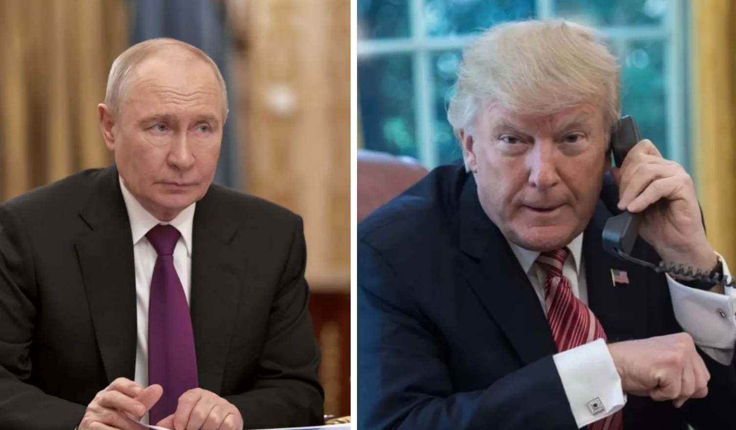 Путін заявив Трампу про готовність оголосити перемир’я на 9 травня