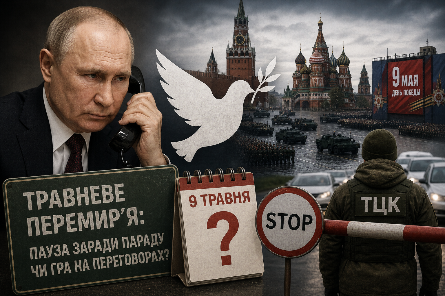 Путін пропонує “перемир’я” на 9 травня: Україна підозрює пастку для …