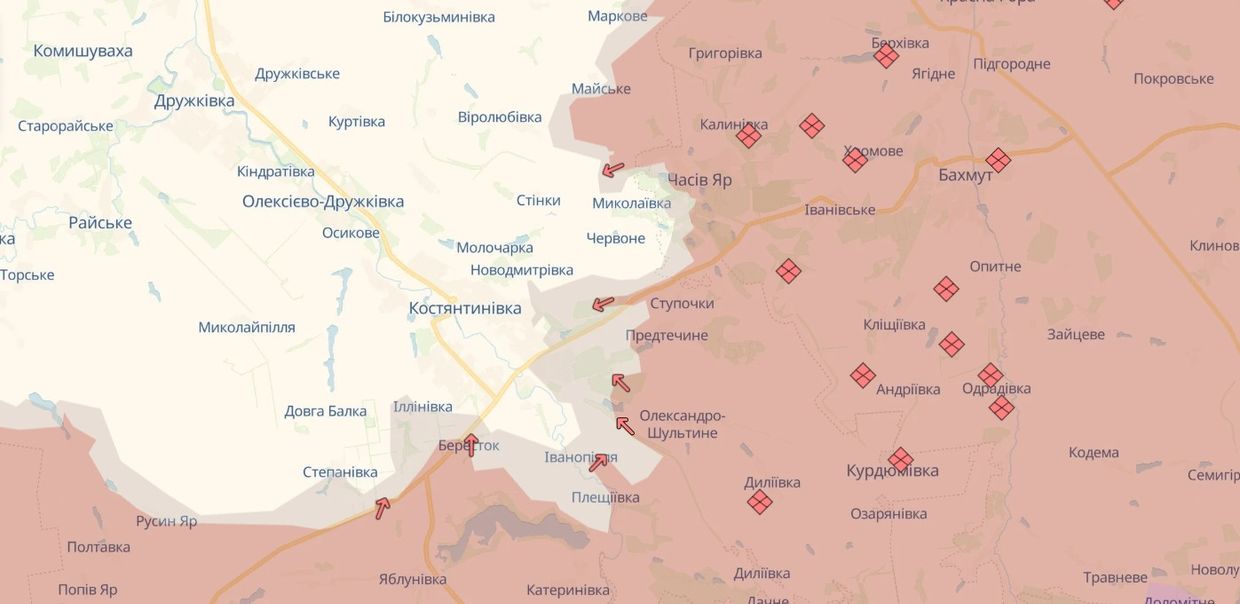 Південніше Осикового на Костянтинівському напрямку критична ситуація з логістикою