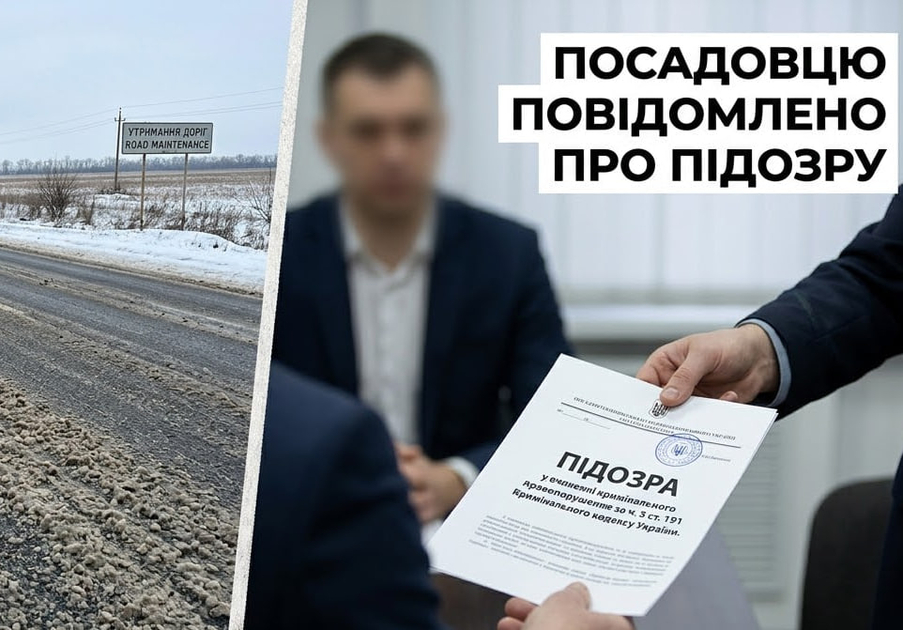 Підрядника на Кіровоградщині підозрюють у привласненні 10 млн гривень на закупівлі протиожеледної суміші