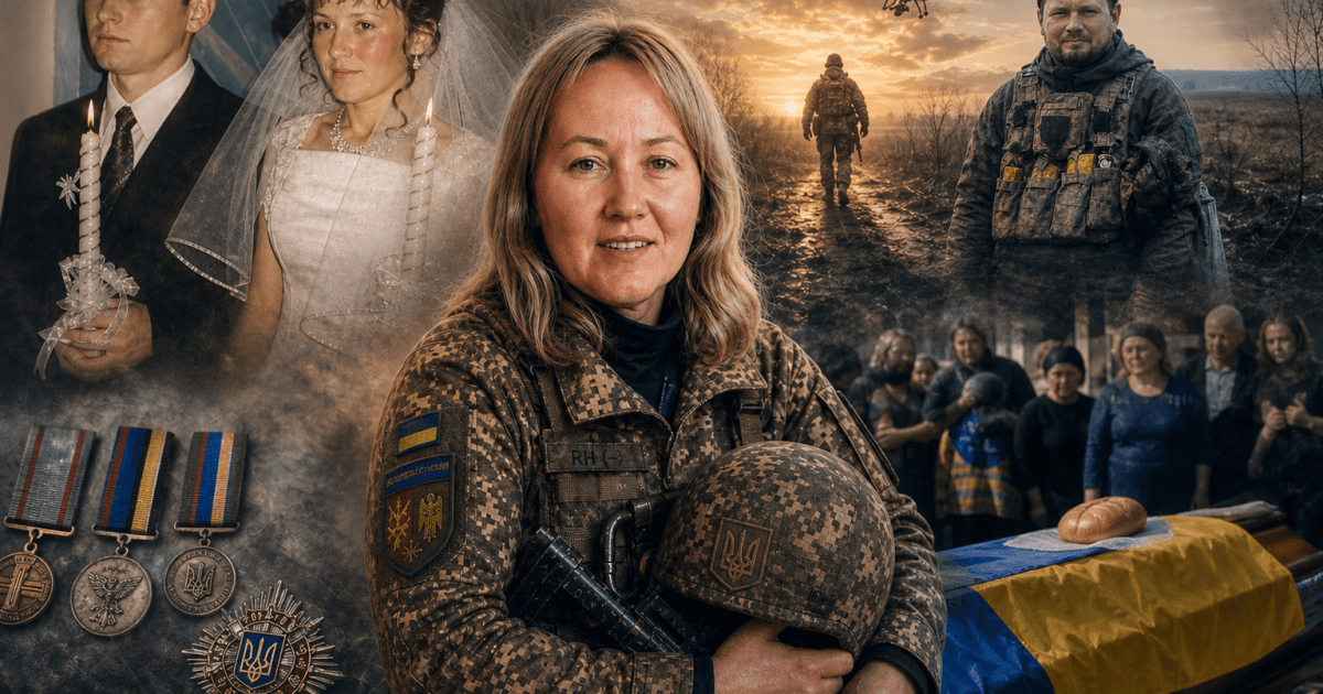 Після загибелі чоловіка-Героя волинянка, мама двох дітей, стала військовослужбовцем